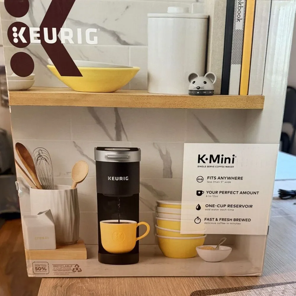 Keurig K-Mini Single Serve Coffee Maker Black New Sealed Box